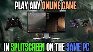 PLAY ANY ONLINE GAME in Split Screen on ONE PC!