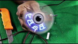 Spinner Tricks With LED Designs Use a Motor