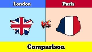 Let's Compare Paris VS London | Country Comparison | Data Duck