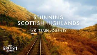 Travel on Scotland’s West Highland Line: Glenfinnan to Spean Bridge | Relaxing 4K Train Journey