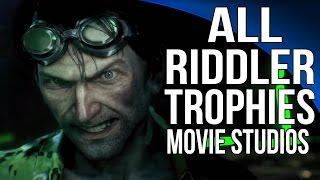 Batman Arkham Knight - All Riddler Trophies - Movie Studios