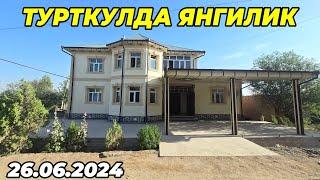 БУНАКАСИ ХАЛИ БУЛМАГАН | ТУРТКУЛДА АЖОЙИБ ЯНГИЛИК ТЕЗ КУРИНГ! 26 июня 2024 г.