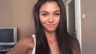Cute model stares you down for 5 minutes (Eye contact Practice)