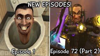 Skibidi Toilet 1 - 72 Part 2 All Episodes (60 FPS REMASTERED) Astro Boss Killed G-Man (Episode 77?)