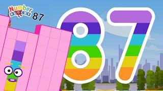 Numberblocks Magic Run 87 - Numberblocks 87 Adventure | Number Explore