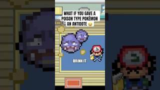 What if you gave a poison Pokémon an antidote  #pokemon #shorts