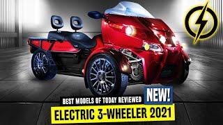 Top 10 Electric Three-Wheelers of Today: Best Trikes and Tiny EV Models