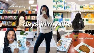 DAYS IN MY LIFE  | book shopping at Barnes and Noble, deep cleaning,  Amazon and Target haul 