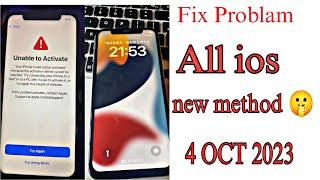 How to Fix | Unable to activate iphone  A to Z Problam Fix Full video new OCT 2023