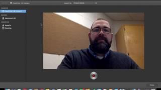 Recording Video in iMovie for Mac