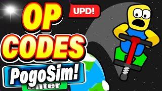 ALL NEW *SECRET CODES* IN ROBLOX POGO SIMULATOR (new codes in roblox Pogo Simulator) NEW