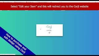 How to Purchase an Etsy Listing and Edit yourself using Corjl!