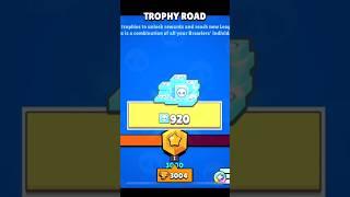 Reaching 3000 trophies and unlocking 3 new brawlers! #brawlstars #shorts #fyp #grind