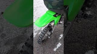 Kawasaki KX65 First Start #shorts #kawasaki #kx65 #2stroke #dirtbike