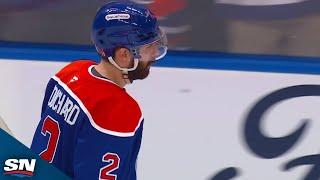 Oilers’ Evan Bouchard leaves Panthers stunned with wild goal