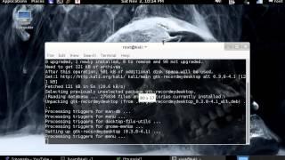 How to record desktop in kali linux