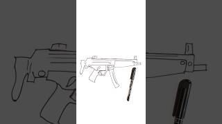 How to draw a weapon MP5