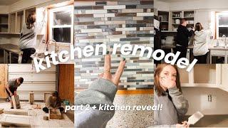 NEW KITCHEN REVEAL!! // updating + renovating our kitchen (part 2)