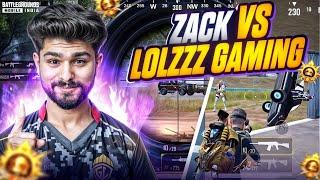 Zack vs LoLzZz Gaming In Conqueror Lobby  Intense 1v4 Clutches | Solo vs Squad Gameplay | BGMI