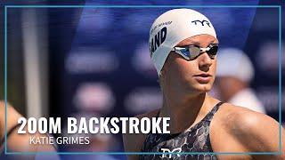 Katie Grimes Wins Women's 200M Backstroke | 2022 TYR PRO SWIM SERIES MISSION VIEJO