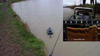 Cheap eBay RC Bait Boat with Deeper CHIRP+ Test | Carp Fishing