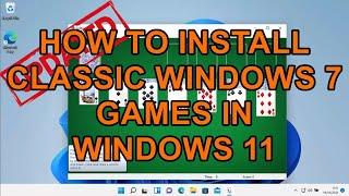 Install Classic Windows 7 Games on Windows 10/11