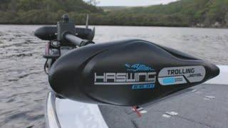 AQUOS Haswing Cayman B (NOT GPS) 12V 55LBS 48inch Bow Mount Trolling Motor