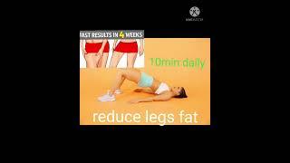 reduce legs fat