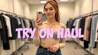 (4K) Try-On Haul | Transparent Clothes, Bikinis & Lingerie | See Everything!