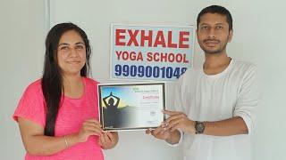 Content & Quality of Yoga teacher training at Exhale Yoga School