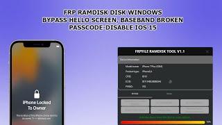 Windows Tool Bypass Hello Screen IOS 15 without jailbreak auto fix Driver
