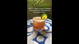 This combination of pear, pineapple, and cinnamon creates a wonderfully fresh, frothy drink that’s