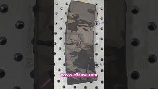 new camo pattern lasered PMAG for AR15 #laser #fiberlaser #mopafiber #guns #magpul #laserengraving