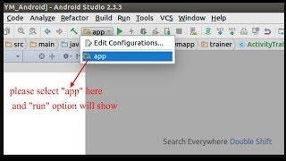 Unable to Click Run Button in Android Studio | How To FIX