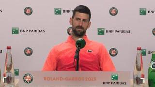 Roland-Garros 2025 - Novak Djokovic : "It's no secret, it's all about Grand Slams for me"