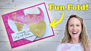 Try This Simple Fun Fold Card for Valentine's Day!