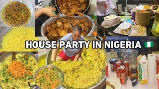 How We Host A Typical House Party in Nigeria .. Lots of Cooking, drinking & Merrying.