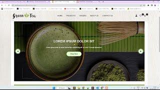 Complete  Green Coffee Shop Website  Tutorial  Using (HTML , CSS , JS , PHP & MySQL)