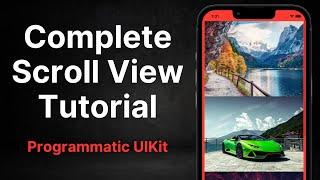 How to make a Scroll View Programmatically (Swift 2023, UIKit, Programmatic UI)