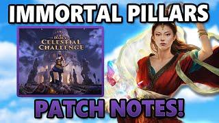 Another Balance Patch & New Game Mode! Immortal Pillars