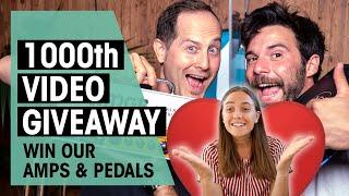 1000th Video Giveaway! Win MXR, EBS, Orange gear and more! | Thomann