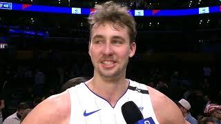 Franz Wagner Reacts to his GAME WINNER vs Lakers, Full Postgame Interview