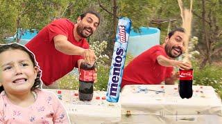 WE DID THE COLA MENTOS EXPERIMENT! THROUGHOUT 