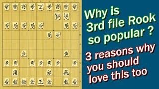 【 Shogi strategies #1 】Introduction to 3rd file Rook