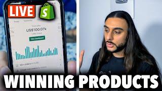 ️ Shopify Dropshipping FINDING SUMMER WINNING PRODUCTS LIVE With (THE ECOM KING)