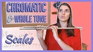 How to play chromatic and whole tone scales