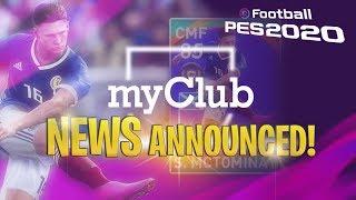 [TTB] PES 2020 MYCLUB NEWS ANNOUNCED! - WHAT'S BEEN ADDED?!