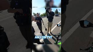 Biker gets recorded for a cop TV show  @JESSEverything