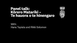 Panel talk: Kōrero Matariki – Te hauora o te hinengaro