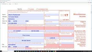 How to electronically file IRS Form 1099-MISC